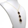 Gemshine - Damen - Halskette - Anhänger - 925 Silber - Vergoldet - Amethyst - Lila - Violett - CANDY - Tropfen - 9 cm – Bild 4