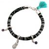 Gemshine - Damen - Armband - 925 Silber - AZTEC - Uhu -  Eule - Amethyst - Violett