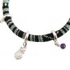 Gemshine - Damen - Armband - 925 Silber - AZTEC - Uhu -  Eule - Amethyst - Violett – Bild 3
