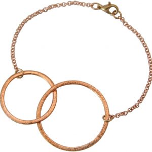 Gemshine - Damen - Armband - Eternity Kreise - Infinity - Minimalistisch - Geometrisch - Design - Rose