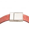Gemshine - Damen - Armband - Fußabdruck - 925 Silber - WISHES - Rosa - Pink - Rosenquarz - Magnetverschluss – Bild 4