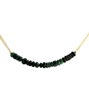 Gemshine - Damen - Armband - Vergoldet - Smaragd - Grün - CONFETTI