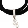 Gemshine - Damen - Armband - Wickelarmband - 925 Silber - Schmetterling - Schwarz – Bild 3