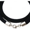 Gemshine - Damen - Armband - Wickelarmband - 925 Silber - Schmetterling - Schwarz – Bild 4