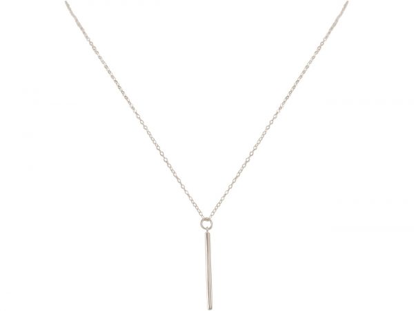 Gemshine - Damen - Halskette - Anhänger - Filigran - Minimalistisch - Geometrisch - Design - 925 Silber - 45 cm