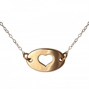 Gemshine - Damen - Halskette - Anhänger - WISHES - Herz - Rose Gold - 47 cm