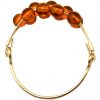 Gemshine - Damen - Ring - Vergoldet - Bernstein - Orange, Ringgröße:60 (19.1) – Bild 3