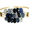 Gemshine - Damen - Ring - Vergoldet - Saphir - Blau, Ringgröße:59 (18.8) – Bild 3