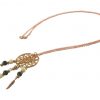Gemshine - Halskette - Traumfänger - Vergoldet - Feder - Fatima - Hamsa - 75 cm – Bild 4