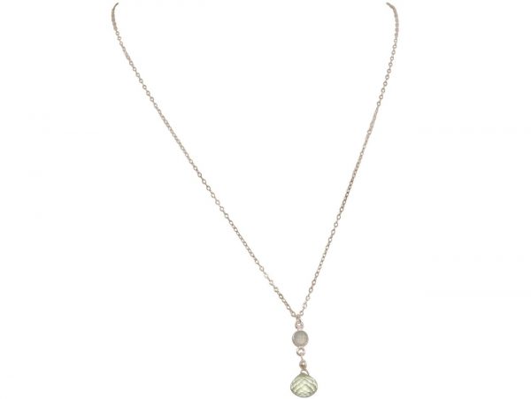 GEMSHINE Halskette mit Rauchquarz und Citrin. 925 Silber Edelstein Tropfen Anhänger an 45 cm Kette. Made in München / Deutschland. Im edlen Etui geliefert. Auch als SET mit Ohrringen. – Bild 3