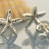GEMSHINE Maritim Nautics Ohrstecker mit Seesternen aus 925 Silber, hochwertig vergoldet oder rose im Navy Stil - Ohrringe Made in Madrid, Spanien – Bild 5