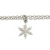 Gemshine - Damen - Halskette - Anhänger - SCHNEEFLOCKE - 925 Silber - 1 cm – Bild 5