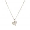 Gemshine - Damen - Herz - Halskette - Anhänger - 925 Silber - Diamant - Brillant - HVS - 10 mm – Bild 3