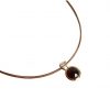 Gemshine - Damen - Halskette - 925 Silber - Vergoldet - Granat - Rot - 10mm – Bild 5