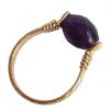 Gemshine - Damen - Ring - Spannring - Vergoldet - Amethyst - Violett, Ringgröße:56 (17.8) – Bild 4