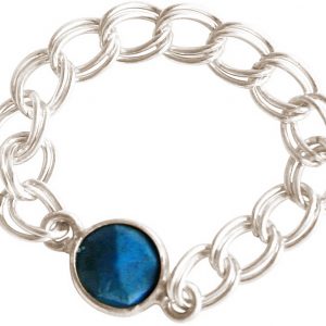 Gemshine - Damen - Ring - 925 Silber - Türkis - Blau - Beweglich - Geschmeidig