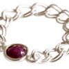 Gemshine - Damen - Ring - 925 Silber - Rubin - Rot - Beweglich - Geschmeidig – Bild 3