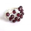 Gemshine - Damen - Ring - 925 Silber - Granat - Dunkelrot, Ringgröße:53 (16.9) – Bild 3