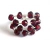 Gemshine - Damen - Ring - 925 Silber - Granat - Dunkelrot, Ringgröße:53 (16.9)