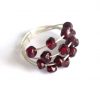 Gemshine - Damen - Ring - 925 Silber - Granat - Dunkelrot, Ringgröße:53 (16.9) – Bild 4