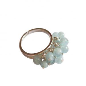 Gemshine - Damen - Ring - Silber 925 - Aquamarin - Blau, Ringgröße:54 (17.2)