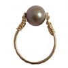 Gemshine - Damen - Ring - Spannring - Vergoldet - Zuchtperle - Tahiti - Grau - 8mm, Ringgröße:54 (17.2) – Bild 5