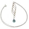 Gemshine - Damen - Halskette - Anhänger - Aquamarin Quarz - 925 Silber - Blau - INFINITY - 7,5 cm – Bild 5