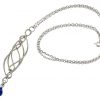 Gemshine - Damen - Halskette - Anhänger - Iolith - 925 Silber - Blau - INFINITY - 7,5 cm – Bild 4