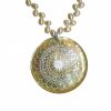 Gemshine - Damen - Halskette - Anhänger - Medaillon - Perlen - 925 Silber - Weiß - 5 cm – Bild 5