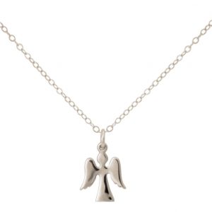 Gemshine - Damen - Halskette - Anhänger - Engel - Schutzengel - 925 Silber - 1,3 cm