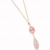 GEMSHINE Halskette mit Mandala und Rosenquarz Edelstein. Anhänger aus Silber, vergoldet oder rose an 45cm Kette. Made in Madrid / Spanien. Im edlen Geschenketui., Metall Farbe:Silber vergoldet – Bild 3