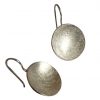 GEMSHINE Damenohrringe in hochwertiger Mattverarbeitung, massiv 925 Silber. Elegante runde Designer Ohrhänger. Made in Madrid / Spanien. Im eleganten Schmucketui mit Geschenkverpackung geliefert. – Bild 5