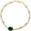 Gemshine - Damen - Armband - Perlen -Vergoldet - Quarz Grün - 18 cm – Bild 3