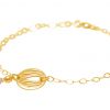 GEMSHINE Damenarmband aus hochwertig vergoldetem 925 Silber mit YOGA Lotusblume und Rosenquarz hervorragender Qualität. Made in Madrid / Spanien. Im eleganten Schmucketui mit Geschenkverpackung – Bild 3