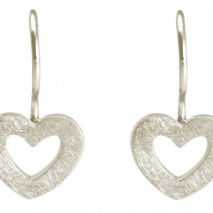 Gemshine - Damen - Herz - Ohrringe - 925 Silber - 20mm