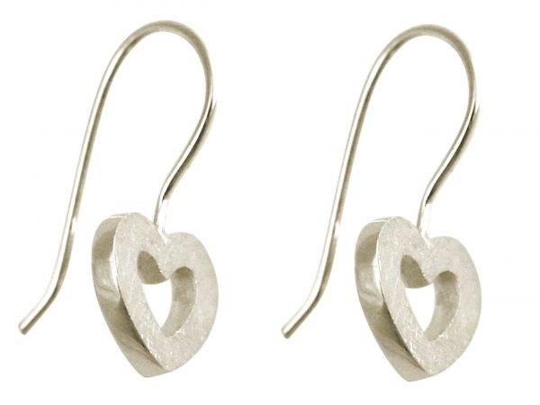 Gemshine - Damen - Herz - Ohrringe - 925 Silber - 20mm – Bild 3