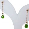 Gemshine - Damen - Turmalin Quarz - Ohrringe - Tropfen - Grün - Vergoldet - 3 cm – Bild 5