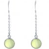 Gemshine - Damen - Ohrringe - Ohrhänger - 925 Silber - Chalcedon - Meeresgrün - 3,1 cm – Bild 3