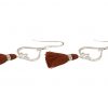 Gemshine - Damen - Ohrringe - Ohrhänger - 925 Silber - Lotus Blume - Quaste - Rotbraun - YOGA - 4,5 cm – Bild 4