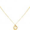Gemshine - Damen - Halskette - Anhänger - 925 Silber - Vergoldet - ENGEL - 1,2 cm – Bild 4