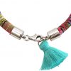 Gemshine - Damen - Armband - 925 Silber - AZTEC - BEE - Biene  - Smaragd - Grün - Rosenquarz - Rosa – Bild 4