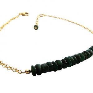 Gemshine - Damen - Armband - Vergoldet - Smaragd - Grün - CONFETTI