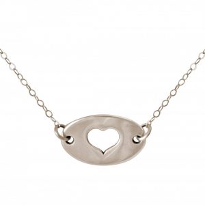 Gemshine - Damen - Halskette - Anhänger - WISHES - Herz - Silber - 47 cm
