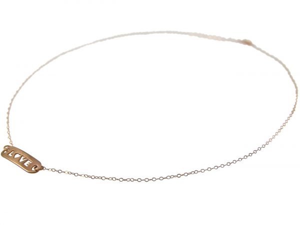 Gemshine - Damen - Halskette - WISHES - LOVE - Rose Gold - 48 cm – Bild 4