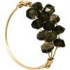 Gemshine - Damen - Ring - Vergoldet - Rauchquarz - Braun, Ringgröße:55 (17.5)