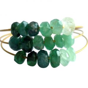 Gemshine - Damen - Ring - Vergoldet - Smaragd - Grün, Ringgröße:62 (19.7)