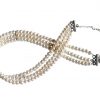 Gemshine - Damen - Halskette - Collier - 925 Silber - Perlen - Weiß - Größenverstellbar – Bild 4