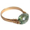 Gemshine - Damen - Ring - Spannring - Vergoldet - Amethyst - Grün, Ringgröße:56 (17.8) – Bild 4