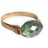 Gemshine - Damen - Ring - Spannring - Vergoldet - Amethyst - Grün, Ringgröße:56 (17.8) – Bild 3