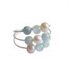 Gemshine - Damen - Ring - 925 Silber - Aquamarin - Perlen - Blau - Weiß, Ringgröße:52 (16.6) – Bild 4